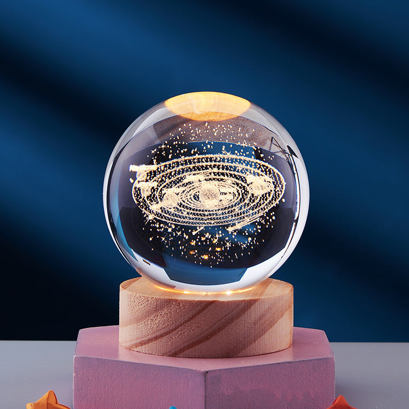 Esfera de cristal lúmina 3D