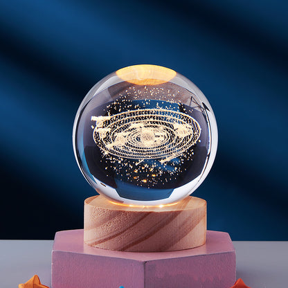 Esfera de cristal lúmina 3D