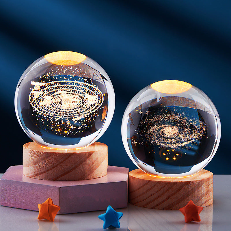Esfera de cristal lúmina 3D