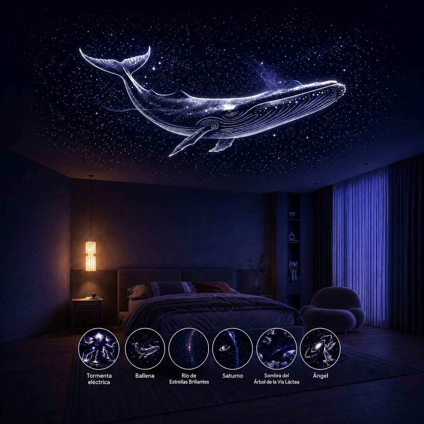 Astrolux™ - Proyector de Galaxias y Estrellas HD