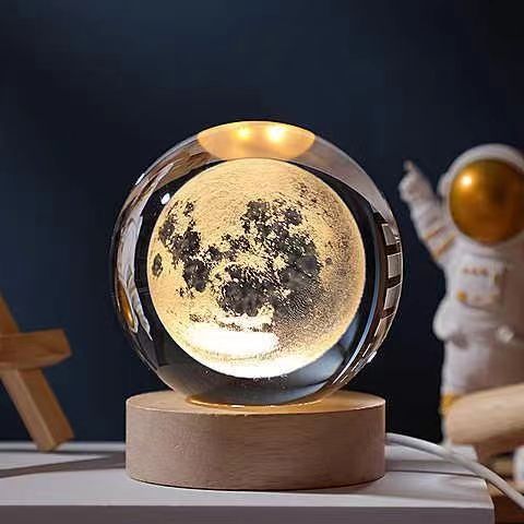 Esfera de cristal lúmina 3D