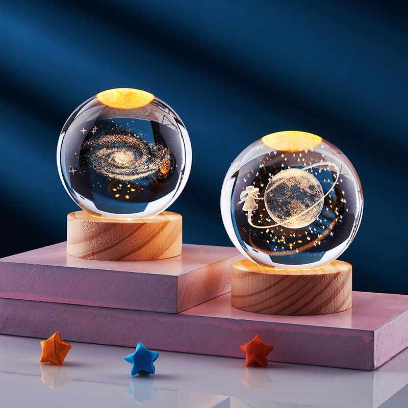 Esfera de cristal lúmina 3D