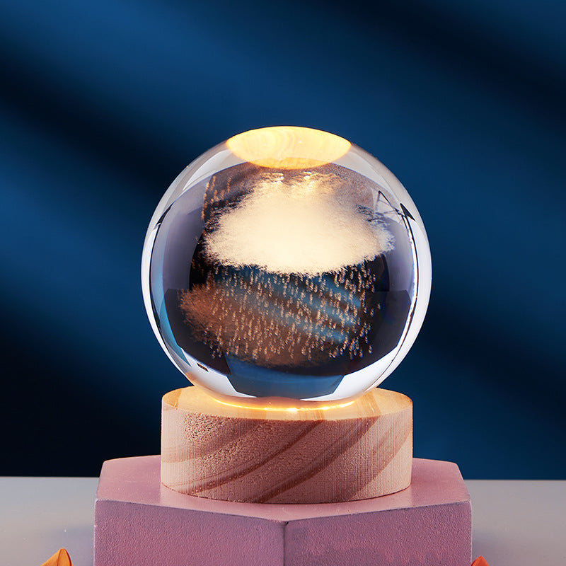 Esfera de cristal lúmina 3D