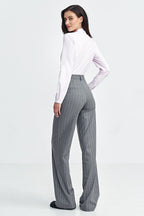 Pantalón Mujer Sastre Raya Diplomática – Gris Piedra – detalle 3 | DOMELVA