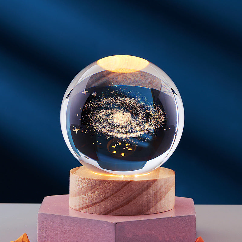 Esfera de cristal lúmina 3D