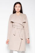 Gabardina Mujer Cruzada Lazada – Beige Arena | DOMELVA